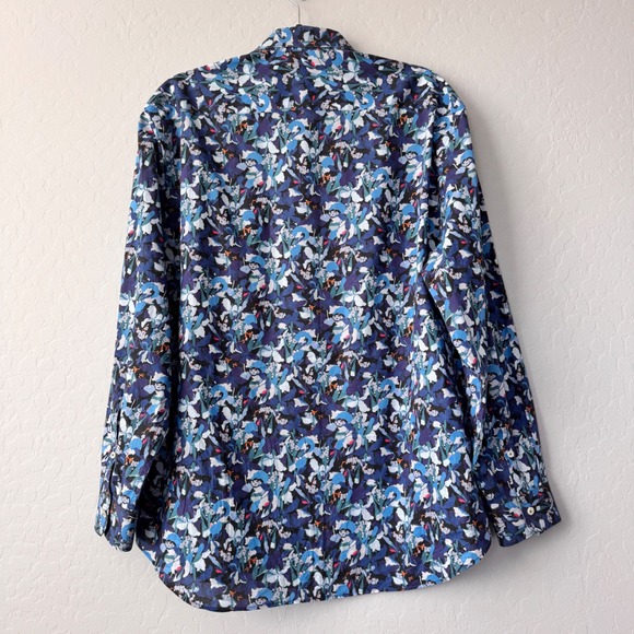 Poggianti 1958 Floral Print Button Down Long Sleeve Casual Shirt XLarge‎ - Picture 2 of 6